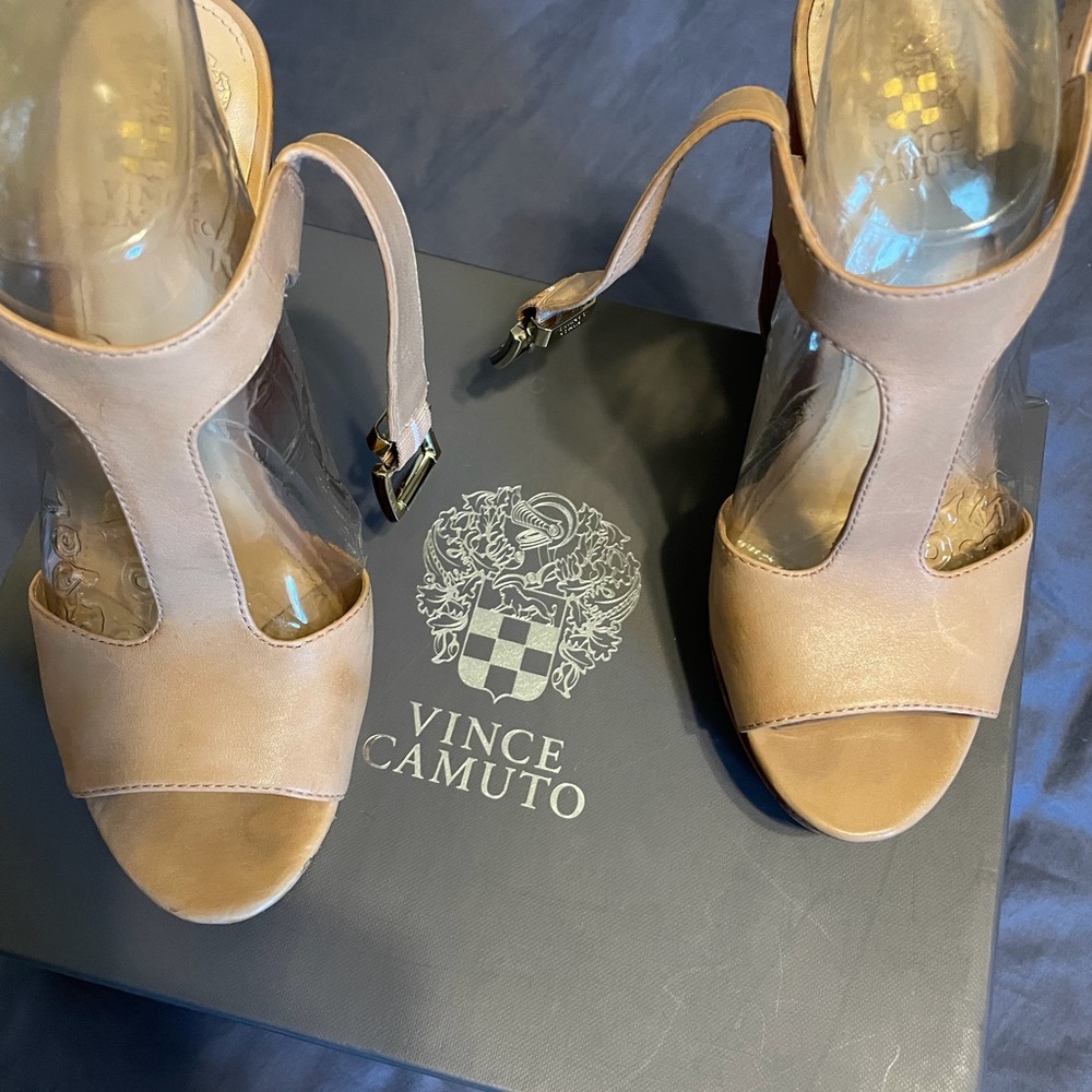 Vince Camuto Women's Nude Heeled Sandals